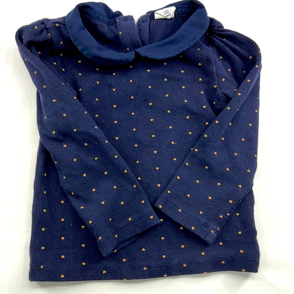 Baby Gap Collared Long-sleeve Top, Size Toddler 3